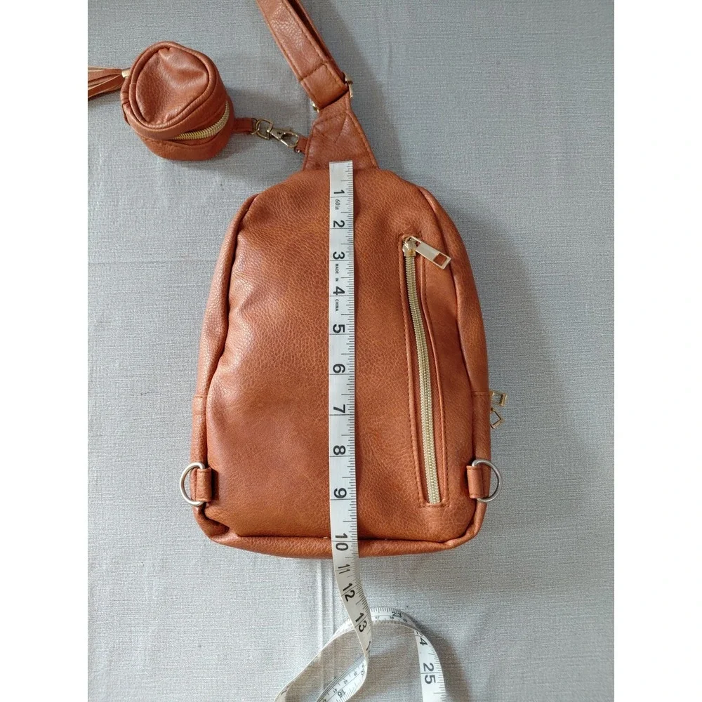 Purple Finch Mini Sling Crossbody Diaper Bag Backpack Pacifier Case Changing Pad